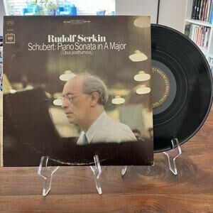 Rudolf Serkin Schubert Piano Sonata in A Major LP 1966 Columbia MS 66849